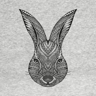 Cute Rabbit Head Hand Drawing Ornament T-Shirt